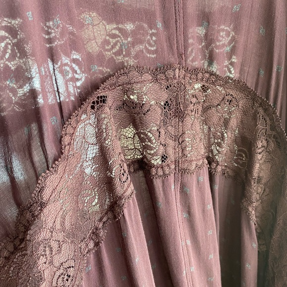 COPY - Plum Free People Intimately Trapeze Slip Dress - Picture 3 of 6